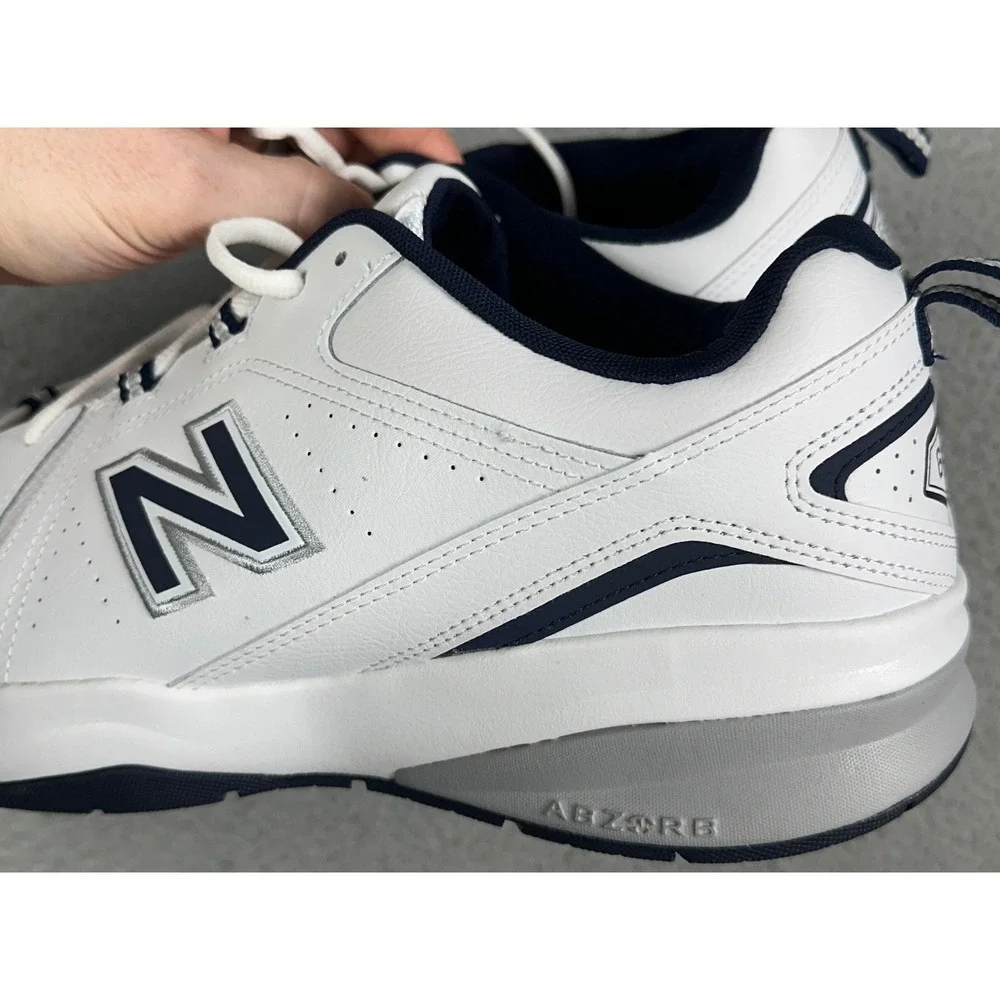 NEW New Balance 608v5 Shoes Mens 14 4E Extra Wide White Navy Training Athletic